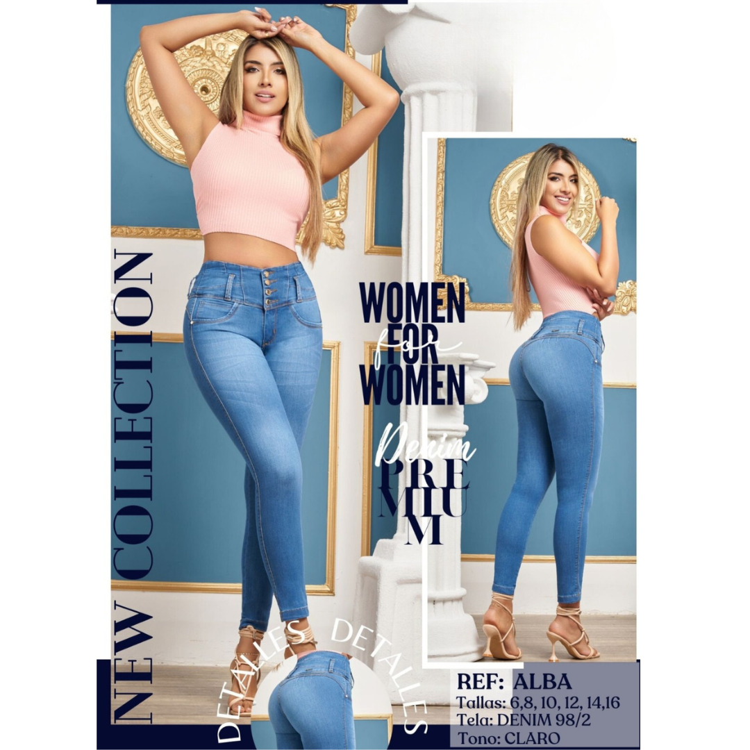Coleccion Jeans MJ Mujer SlimFit Luxe
