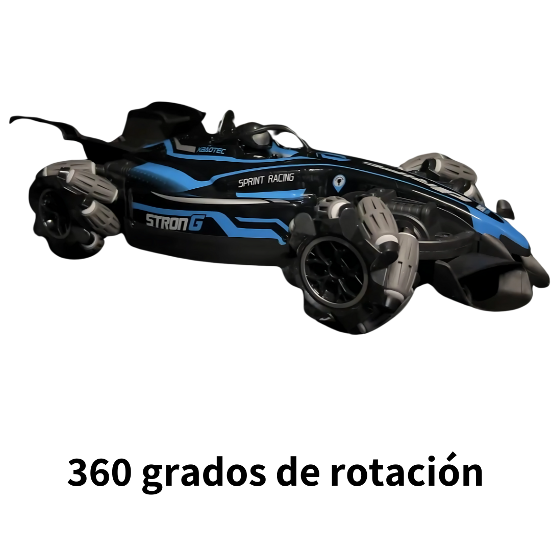 Carro de carreras a control remoto 360° de rotación