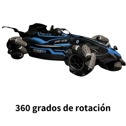 Carro de carreras a control remoto 360° de rotación