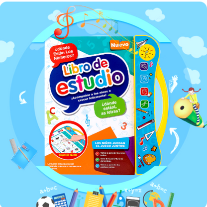 Divertido Libro De Estudio En Ingles Y Espanol