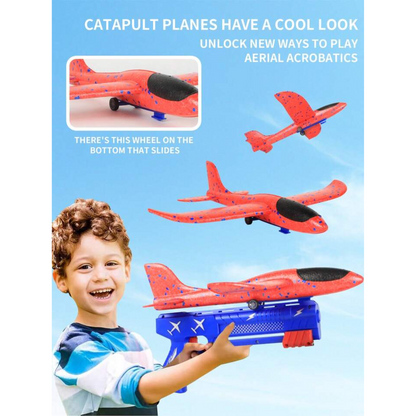 Juguete Pistola Lanzador De Aviones