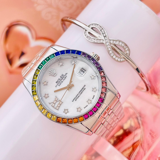 RELOJ ROLEX STONES COLORS