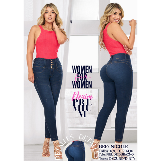 SlimFit Luxe - Jeans moldeadores y cómodos. MJ22