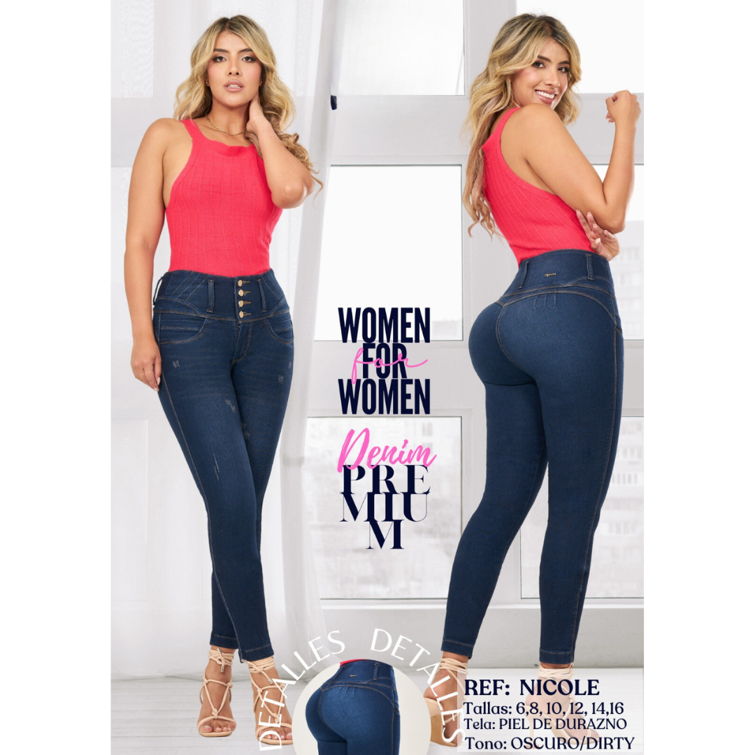 Coleccion Jeans MJ Mujer SlimFit Luxe