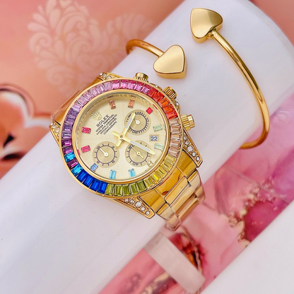 RELOJ ROLEX DAYTONA PIEDRAS DAMA
