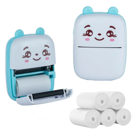 MINI CINCO ROLLOS DE PAPEL PARA IMPRESORA TERMICA