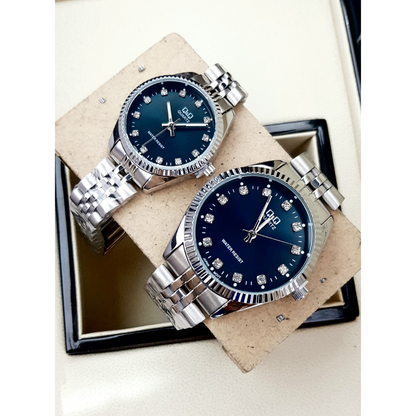 RELOJ Q&Q PAREJAS + ESTUCHE DE PAREJAS