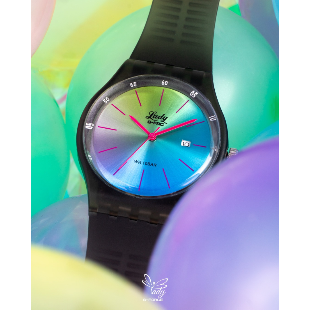 RELOJ LADY G FORCE GOMA