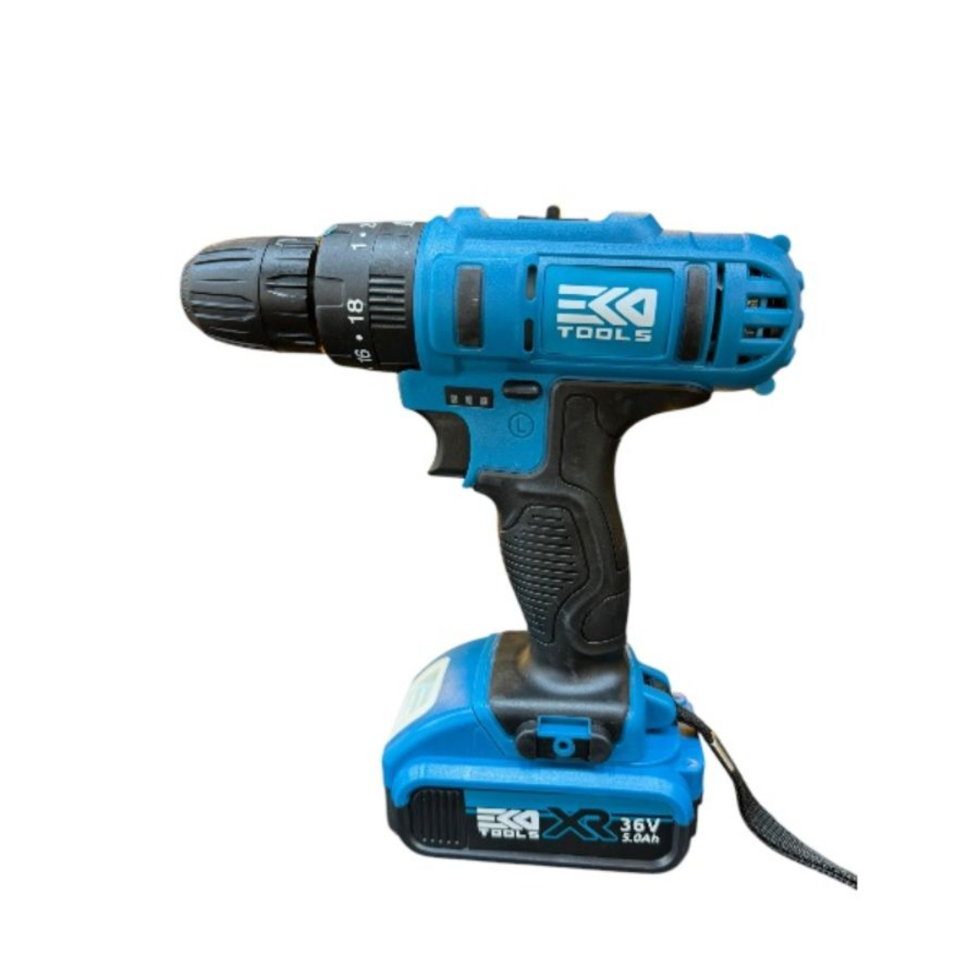 Taladro Inalambrico De 36v Percutor Azul