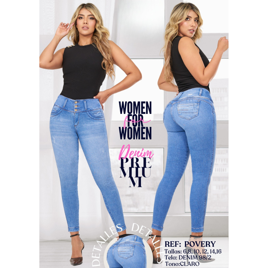 Coleccion Jeans MJ Mujer SlimFit Luxe