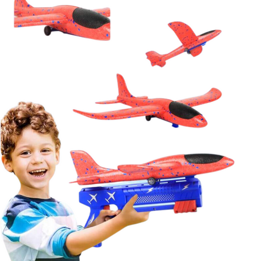 Juguete Pistola Lanzador De Aviones