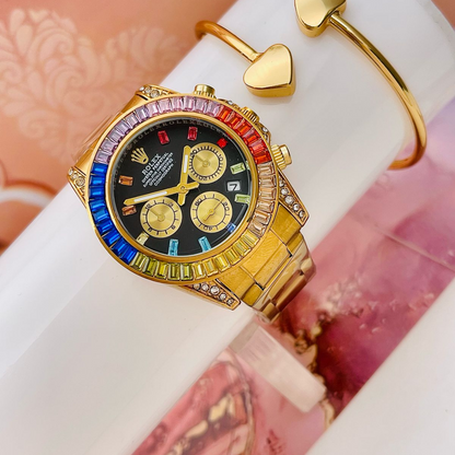 RELOJ ROLEX DAYTONA PIEDRAS DAMA