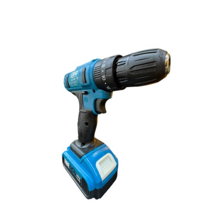 Taladro Inalambrico De 36v Percutor Azul