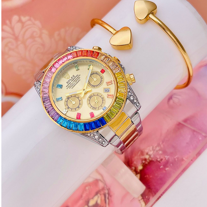 RELOJ ROLEX DAYTONA PIEDRAS DAMA