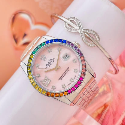 RELOJ ROLEX STONES COLORS