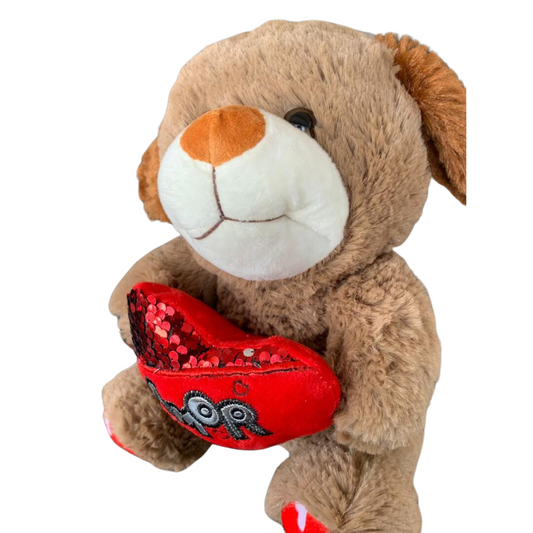 Peluche perrito amor