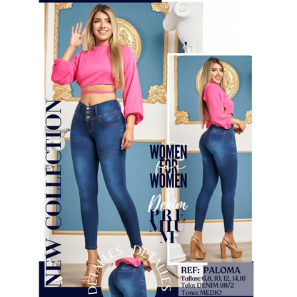 Coleccion Jeans MJ Mujer SlimFit Luxe