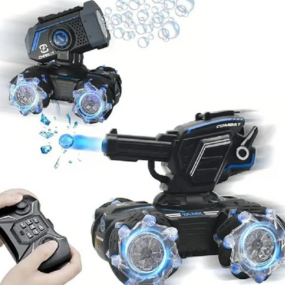 Carro tanque control remoto de burbujas