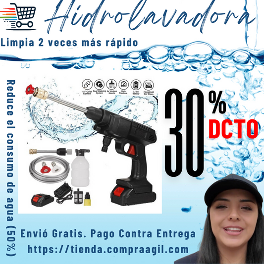 HIDROLAVADORA PORTATIL AHORRADORA DE AGUA